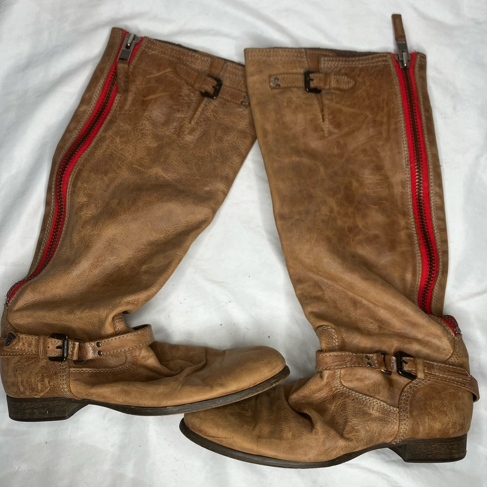 Steve Madden Roady tall riding leather boots 10
